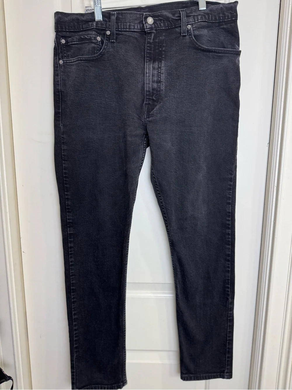 Levi’s 512 Slim Taper Black Stretch Jeans W38 L32